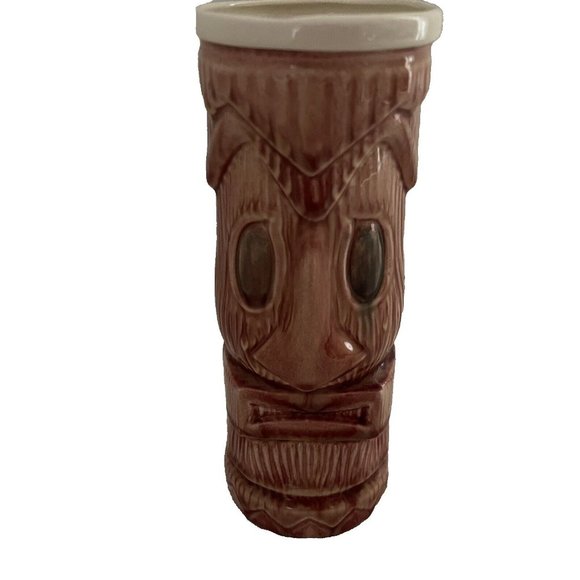 Vintage Hobbiest Tiki Mug Straight Lip Bamboo Villa Hobby Hawaiian